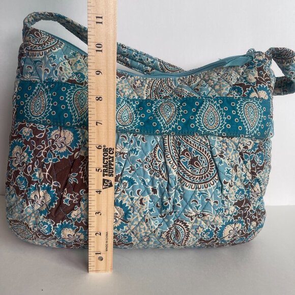 Lemon Hill Blue Paisley Shoulder Bag - Picture 8 of 10
